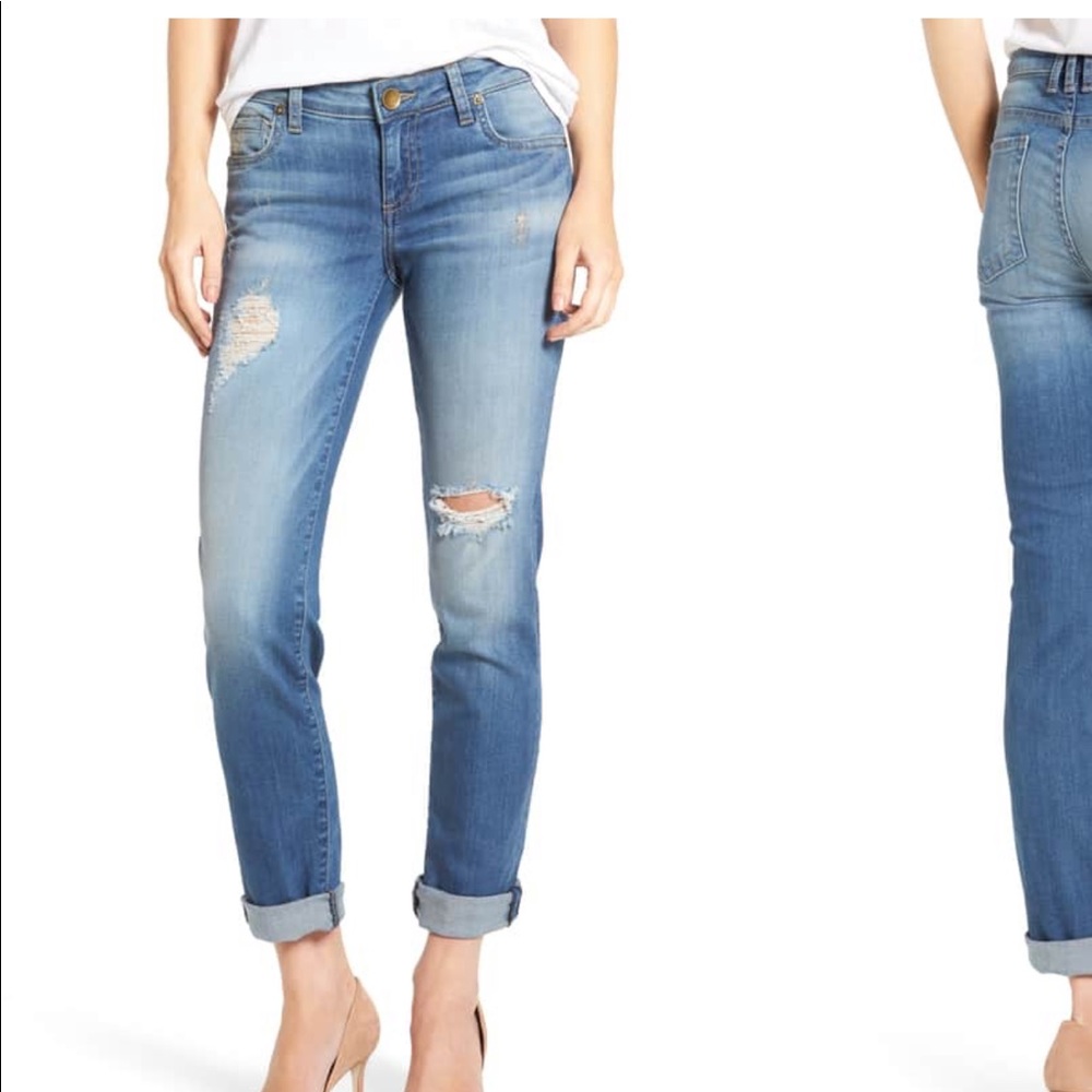 Kut from the Kloth Catherine distressed boyfriend